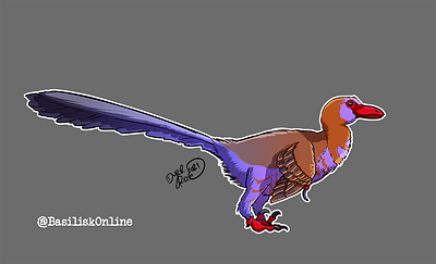 2021. Commission. Velociraptor.