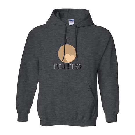 Heart Pluto pullover hoodie