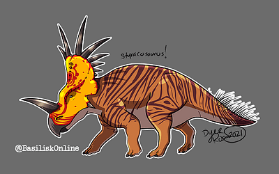 2021. Licensable. Styracosaurus.